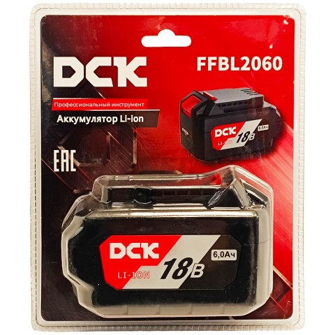 Аккумулятор FFBL2060 (18V / 6.0Ah) DCK (FFBL2060)