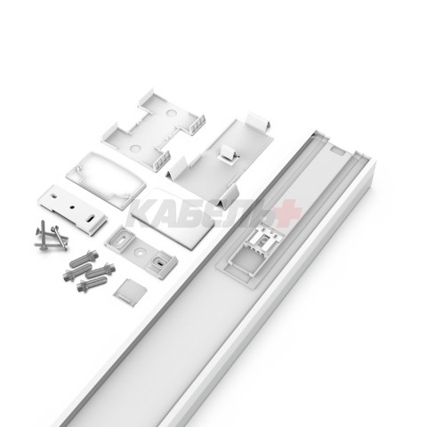 Св-к светодиодный матовый Gauss IP40 590x60x36мм 18W 1800Лм 6500K Shop Lighting белый 1/20