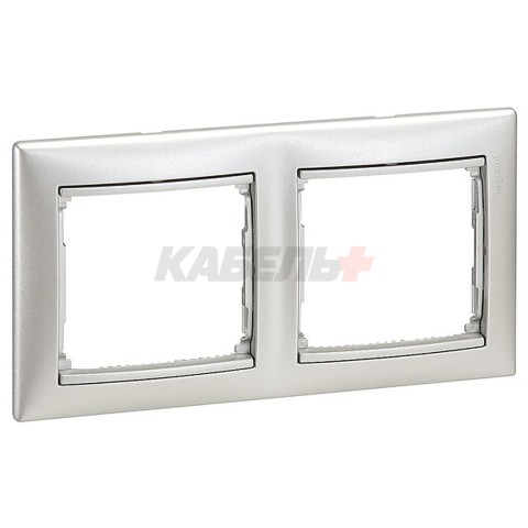 Valena - Рамка 2 п гор алюминий