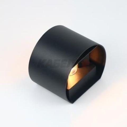 Фасадный светильник General GWL-G9-5-ROUND-IP65 Черный Круглый Лайтвэйв