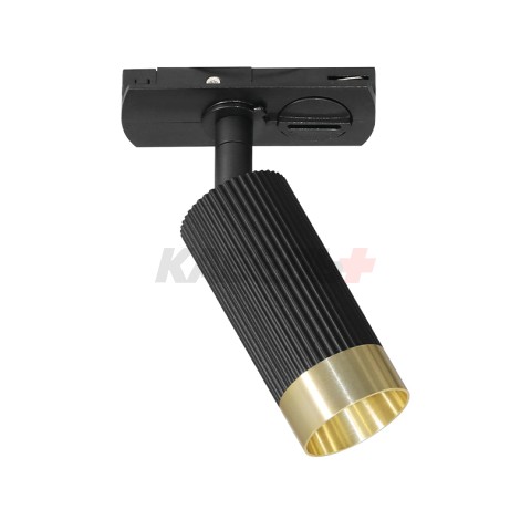 Трековый светильник WOLTA WTL-MR11/16BG под лампу MR11 с цоколем GU10 Черный / золотой SHELL