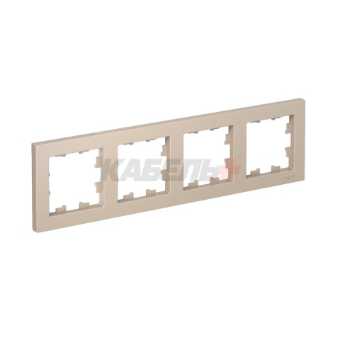 ATLASDESIGN 4-постовая РАМКА, универсальная, ПЕСОЧНЫЙ