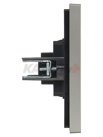 FORTE&PIANO Розетка HDMI FP540 сталь IEK