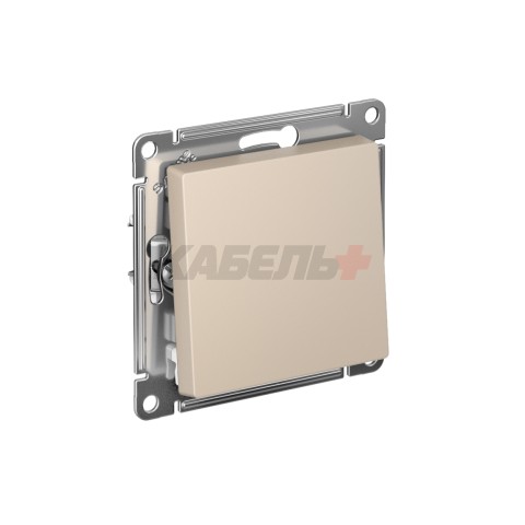ATLASDESIGN 1-клавишный ПЕРЕКРЕСТНЫЙ ПЕРЕКЛЮЧАТЕЛЬ, сх.7, 10АХ, механизм, ПЕСОЧНЫЙ