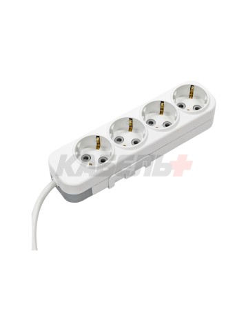 EL-BI,Myra,удлинитель 4гн2м с/з белый,527-010202-411