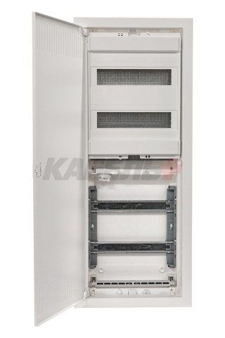 U60, Щит встраиваемый комбинированный 5/2 с металл. дверцей, IP30