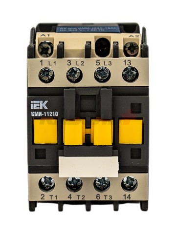 Контактор КМИ-11210 12А 400В/АС3 1NO IEK