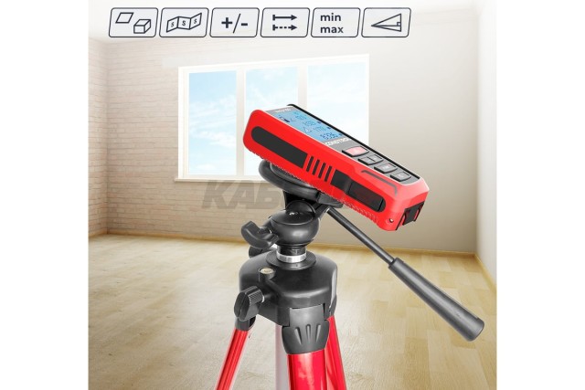 Дальномер лазерный Vector 100 (Красный / 100 м +- 1,5 мм / Li-lon / Smart Measure / Чехол), CONDTROL