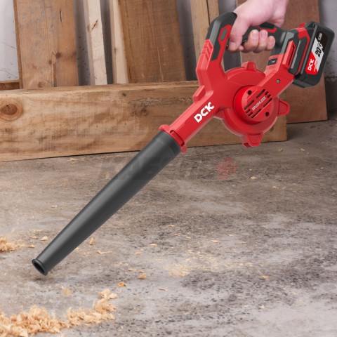 Воздуходувка-пылесос аккумуляторная KDQF32 (18V / без АКБ и ЗУ / 186 м3ч / Коробка), DCK