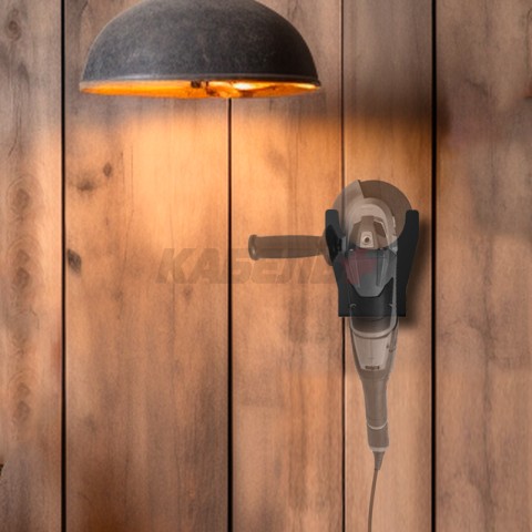 Держатель для угловых шлифмашинок до 230мм, настенный, черный REXANT