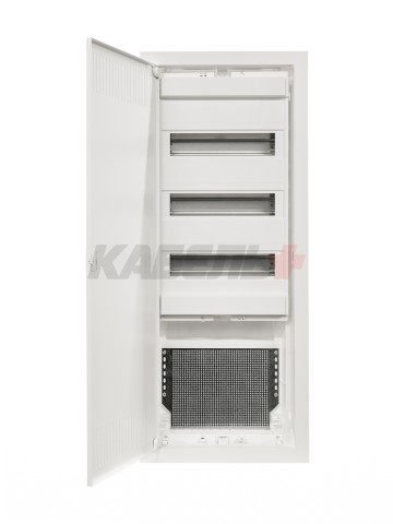 U60ES 5/3, Щит встраиваемый комбинированный 5/3 с металл. дверцей, IP30
