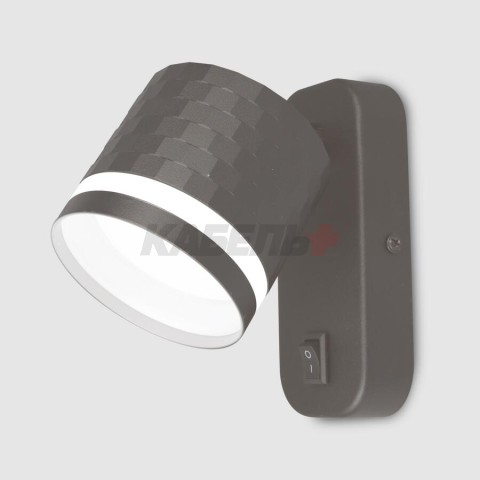 Бра GWL-GX53-M-IP20 Графит С боковым рассеивателем Кирпич
