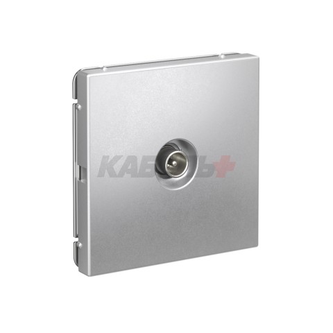 ARTGALLERY TV РОЗЕТКА оконечная 1DB, механизм, АЛЮМИНИЙ