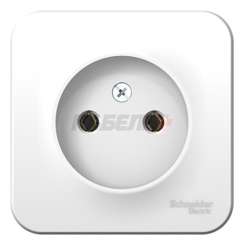 BLANCA О/У РОЗЕТКА без заземления без шторок, ИЗОЛ.ПЛ., 16А, 250В, БЕЛЫЙ