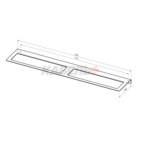 Держатель-органайзер для мотков скотча, настенный, черный REXANT