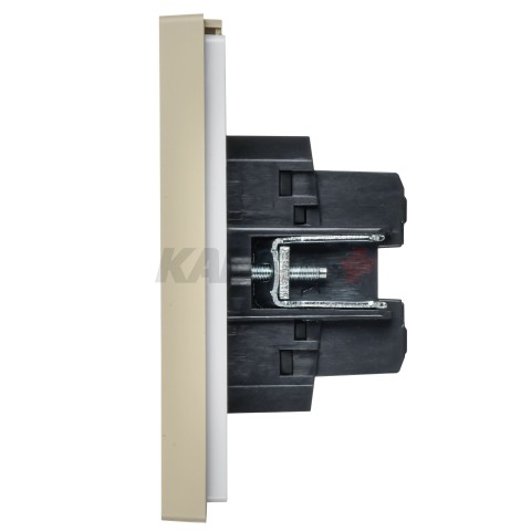 FORTE&PIANO Выключатель 2-клавишный перекрестный 10А FP409 ваниль IEK