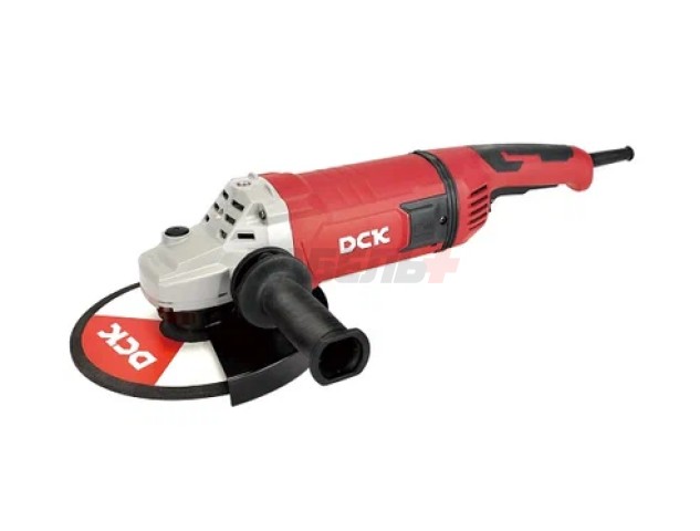 Машина шлифовальная угловая DCK KSM05-230S, 2800Вт, 230мм. пл.пуск, пылезащита, антивибр.