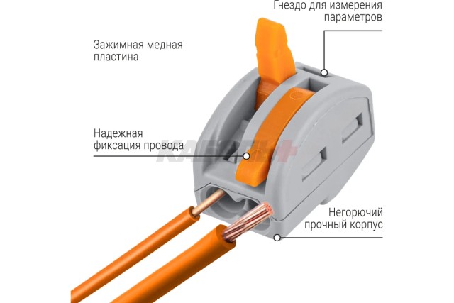 Соединительная клемма СК-412 (2,5мм2) TDM