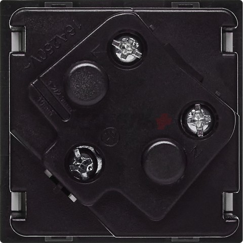 Розетка 45град с заземляющим контактом без защитной шторки и винтовым зажимом (2 модуля) белая