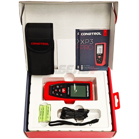 Дальномер лазерный XP3 Pro (Красный / 120 м/ +- 1.5 мм / 3хAAA Smatr Measure / Чехол), CONDTROL