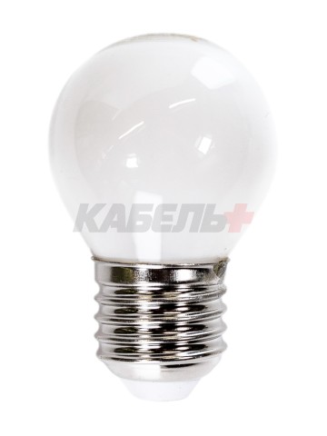 4,5 Вт Лампа Gauss Basic Filament Шар 4,5W 380lm 2700К Е27 milky LED