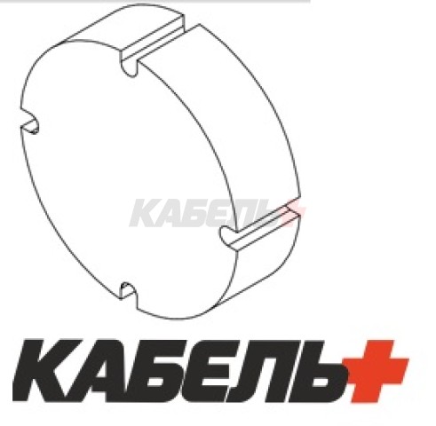 Заглушка для подрозетников вспененный  полиэтилен d67 (10 штук)