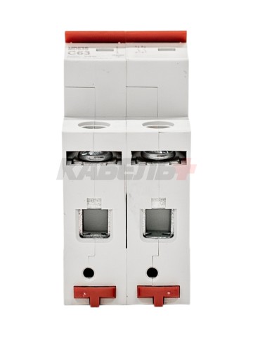Автоматический выключатель YON max типа MD63S, 4,5кА, 2 полюса, хар-ка C, 63А DKC