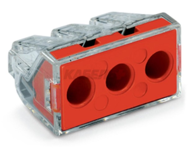 Клемма 773-173, Клемма 3 контактная, 2.5-6.0мм²