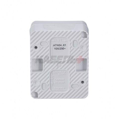 ATLASDESIGN PROFI IP54 О/У 1-клавишный ПЕРЕКЛЮЧАТЕЛЬ, сх.6, 10АХ, БЕЛЫЙ