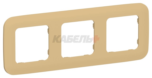 FLITE Рамка 3-местная РУ-3-А-ФлШм шамуа IEK