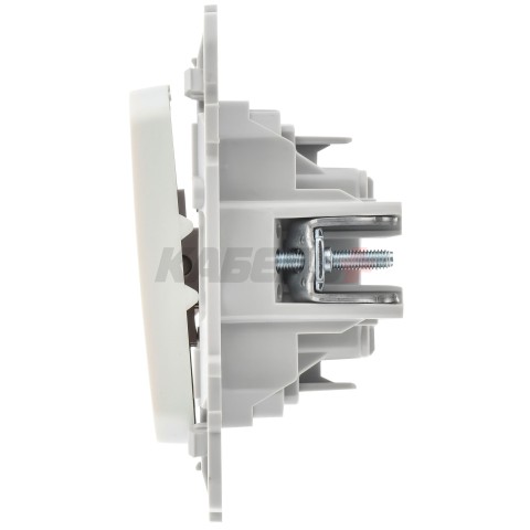 FLITE Выключатель 2-клавишный 10А ВС12-1-0-ФлЖ жемчуг IEK