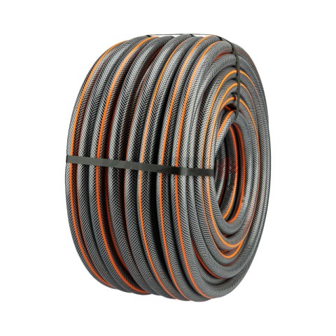 Шланг поливочный ПВХ 3-х слойный армированный 3/4" 50м Стандарт ЧЕТЫРЕ СЕЗОНА