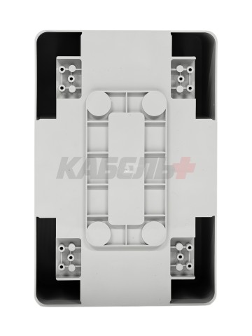 Пластиковый корпус 300х200х130 (ВхШхГ) серая дверь, с монтажной платой, Design Pro Series IP67