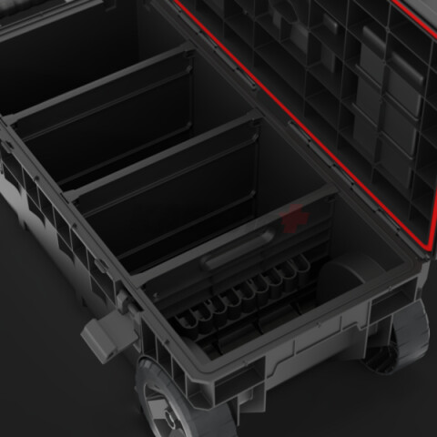 Ящик для инструментов Qbrick System ONE Longer Technik ,черный