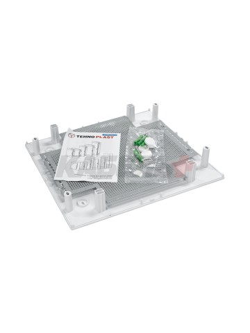 N2x18C IT, Щит навесной мультимедийный, 2 ряда, прозрач. дверца, IP40