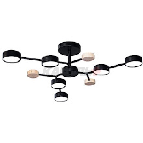 Светильник N6830/6 чёрный/дерево