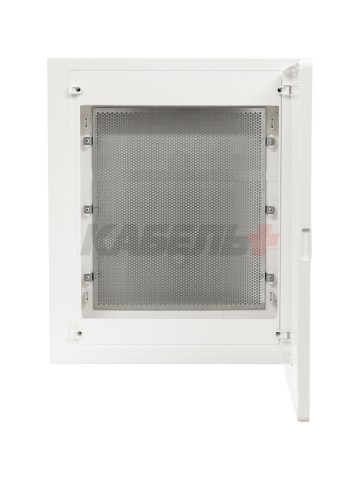 Щит скрытой установки Multimedia (507х426х72), IP-40 // Hager - Golf (Белая дверь с перфорацией)