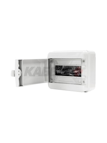 TEKFOR Корпус пластиковый КМПн-8 IP65 серая непрозрачная дверь IEK