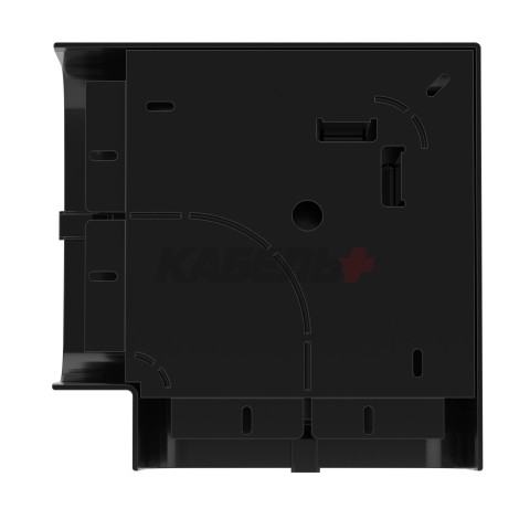 Угол плоский 90х50 мм, черный DKC