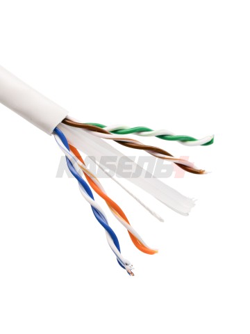 ITK Витая пара U/UTP кат.6 4х2х23AWG solid PVC серый (305м)