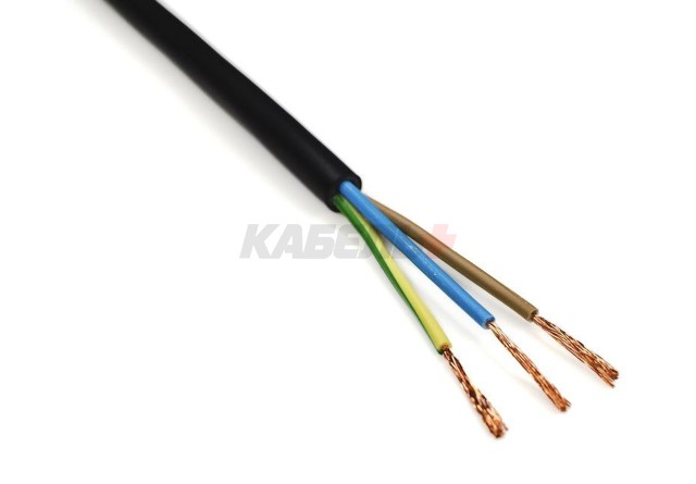 Кабель КГВВнг (A) - LS 3х1,0 660В черн