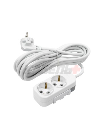 EL-BI,Myra,удлинитель 2гн5м с/з белый,527-010205-221