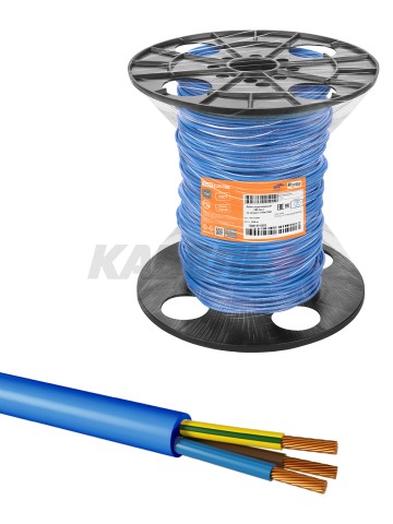 Кабель водопогружной КВВ 3х2,5 на катушке (100м) TDM