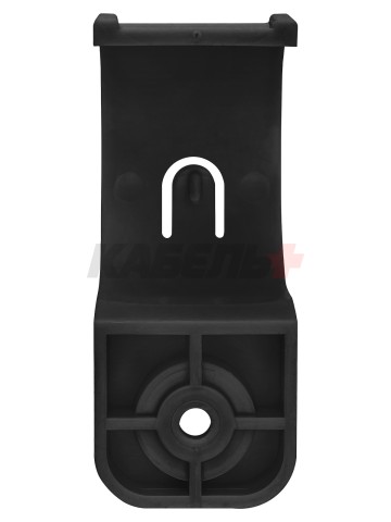 Крепеж-скоба для трубы 32 мм односторонняя для прямого монтажа (25 шт.) черная TDM