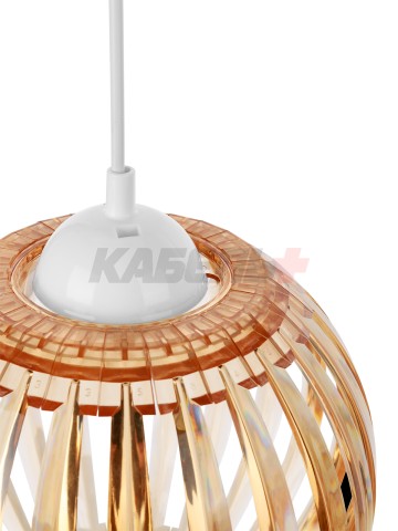 Светильник НСБ 0333/1 "Air" 15 Вт, E27, бронза 240 мм, шнур белый TDM