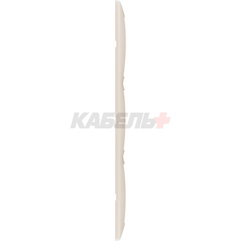 Рамка 3 поста верт/гориз, слоновая кость