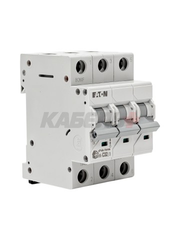 Автоматический выключатель HN-С32/3, 3Р, 32A, хар-ка C, 6kA