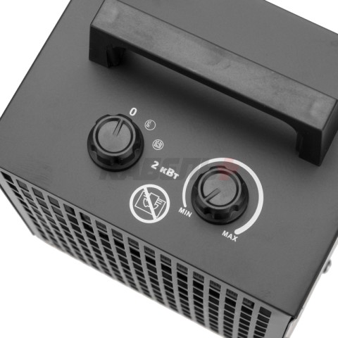 Пушка тепловая электрическая, квадратная, PTC, 2кВт REXANT