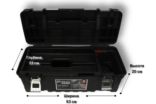 ЯЩИК ДЛЯ ИНСТРУМЕНТОВ 17181010 SKRZYNKA NARZ. HAWK -BLACK-STD EUROPRO