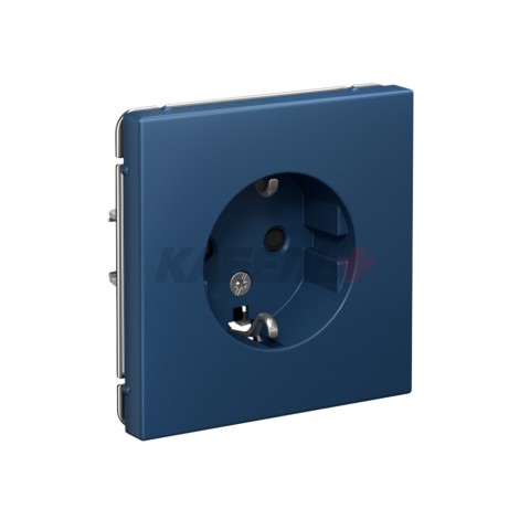 ARTGALLERY РОЗЕТКА с заземлением со шторками, 16А, механизм, АКВАМАРИН